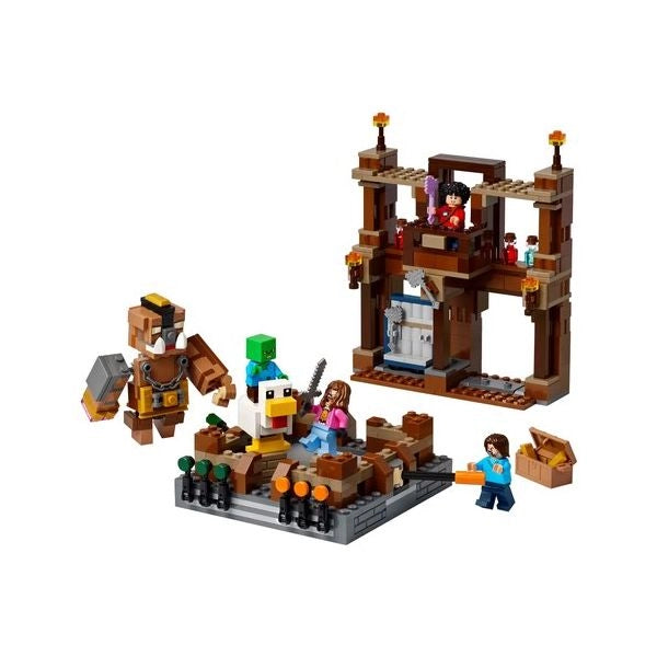 Magione della foresta: ring di combattimento lego 21272 minecraft