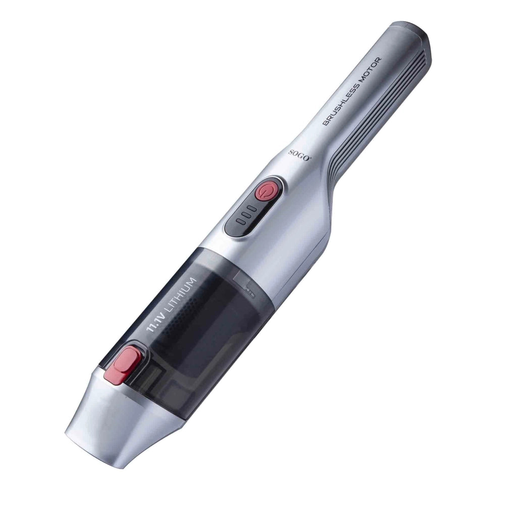 Aspirapolvere portatile ricaricabile senza fili, motore brushless 90W, batteria litio 2600mAh, aspirazione 13kpa casa auto - SOGO