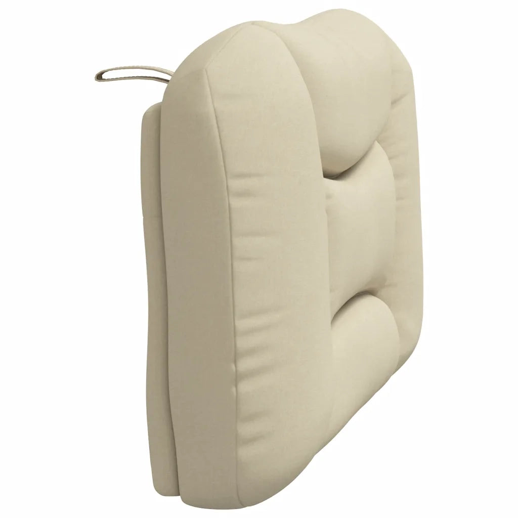Coussin de tête de lit Hvar crème 90 cm tissu