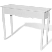 Tavolo Consolle | Tavolo d'Ingresso da Trucco Bianco