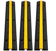 Ponte cavo - 4 pezzi - 100 cm - Nero/Giallo