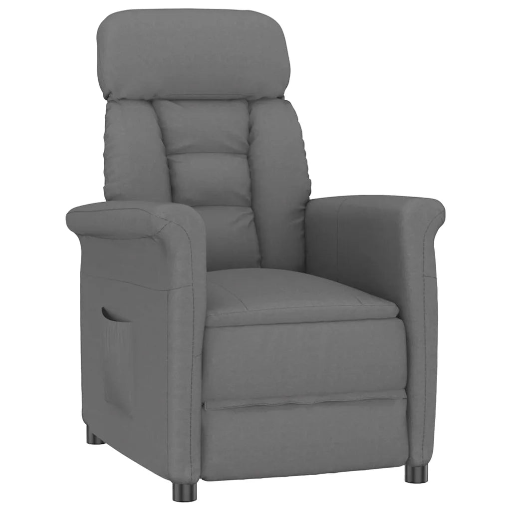 poltrona Grigio scuro Microfibra 348402