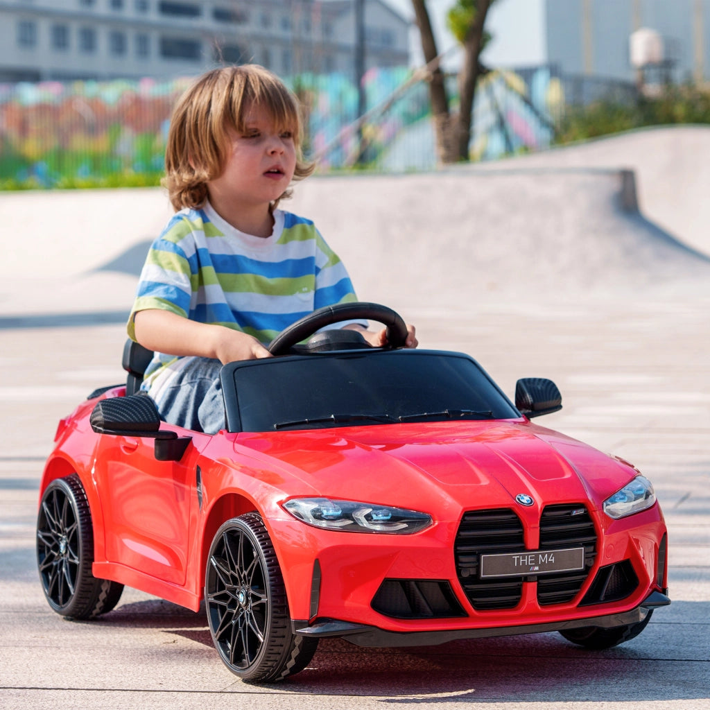Auto Bambini BMW M4 ¨C Zephmum ¨C Rosso con Telecomando