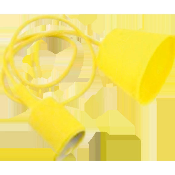PENDEL E27 98CM GIALLO IN PLASTICA E SILICONE