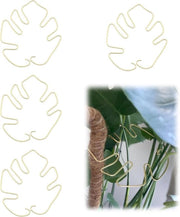 Supporti per piante per Monstera - Set da 4 pezzi (oro)