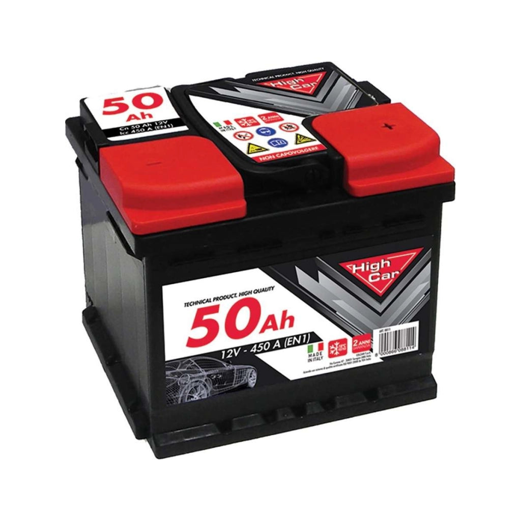 BATTERIA AUTO HIGH CAR 50AH 440A