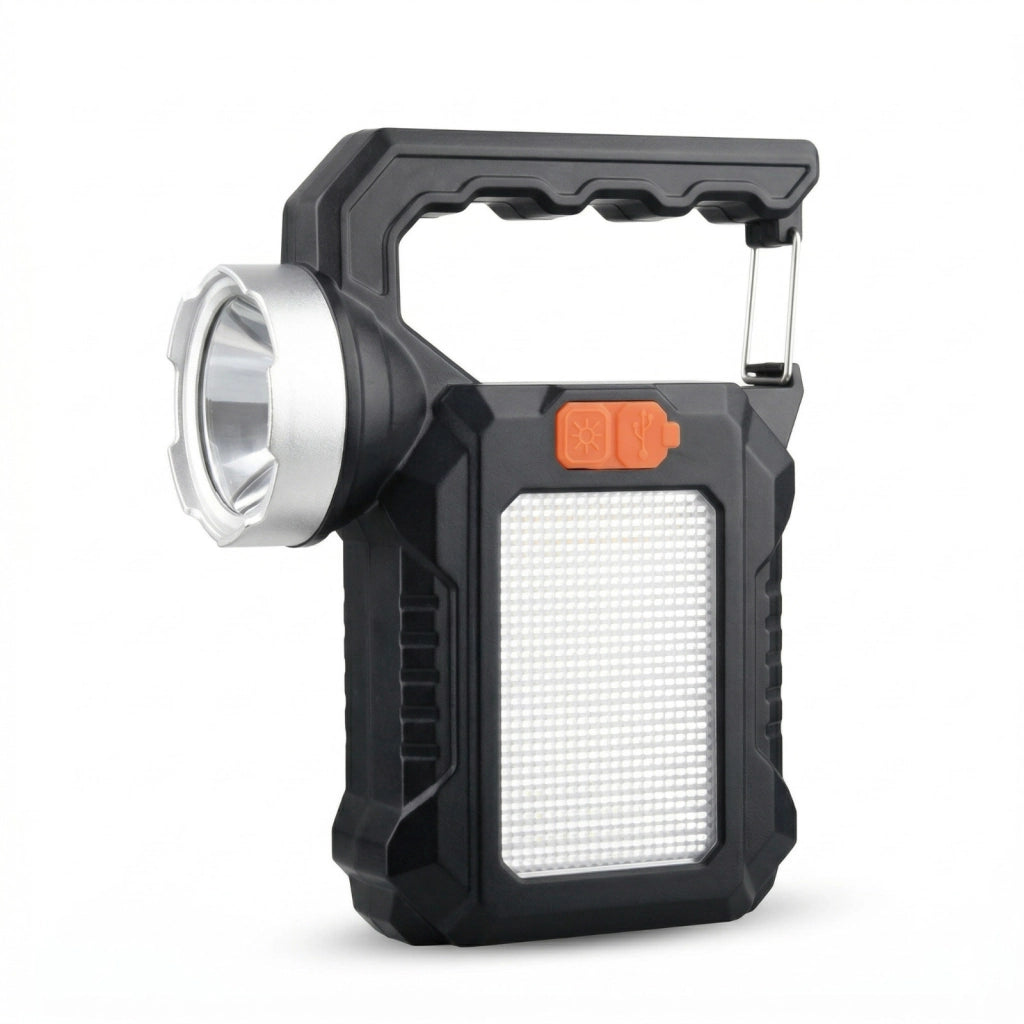 LAMPADA SOLARE PORTATILE RICARICABILE LED TORCIA CAMPEGGIO EMERGENZA TE-B0653