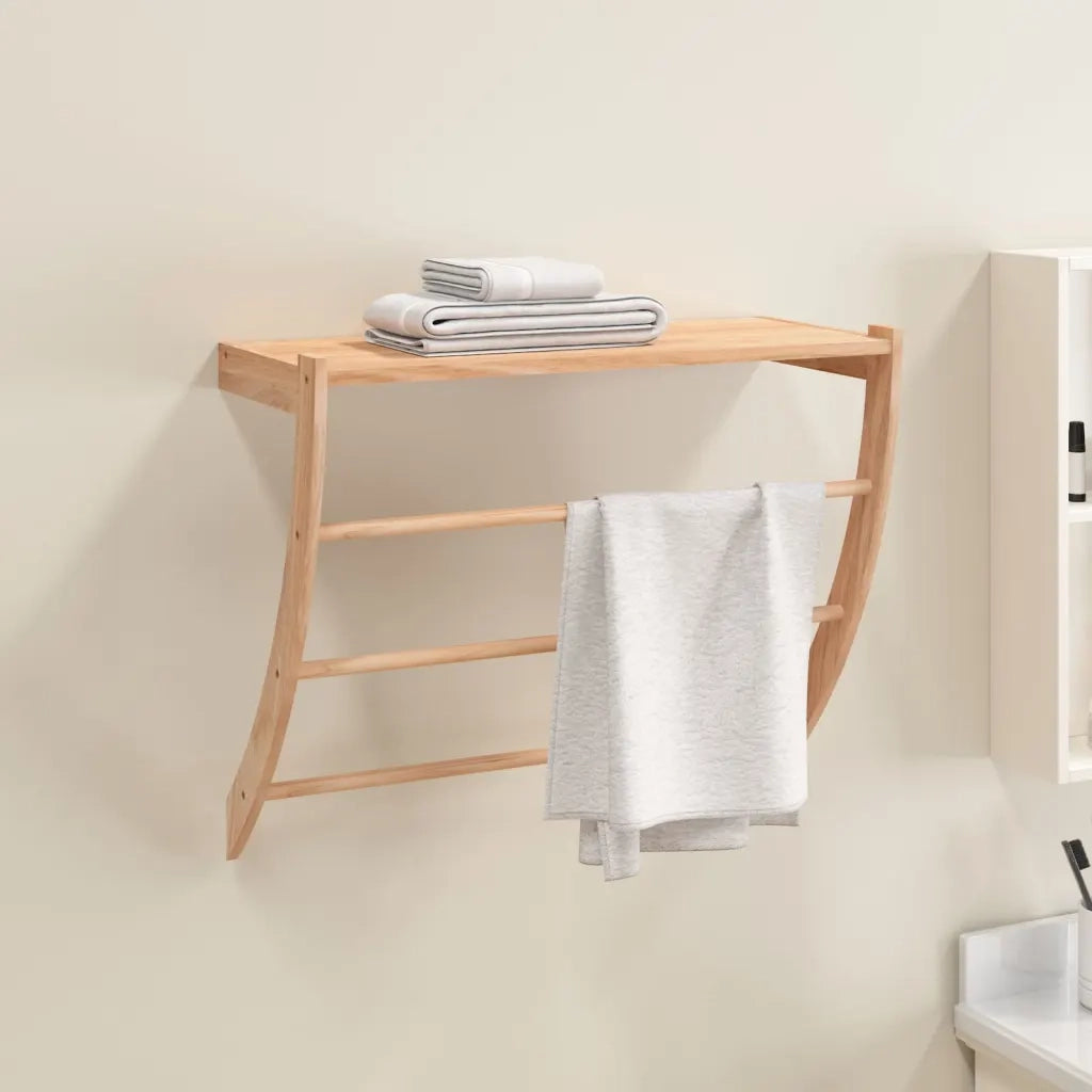 Portasciugamani 60x25,5x49 cm in Legno Massello di Noce CFW8481209