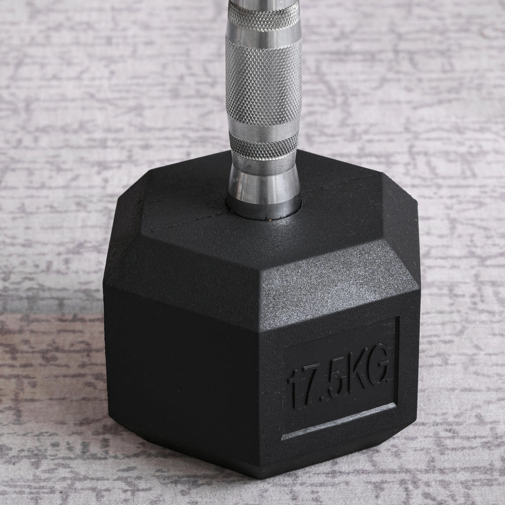 Manubrio 17.5 kg ¨C Minimal ¨C Nero + Argento