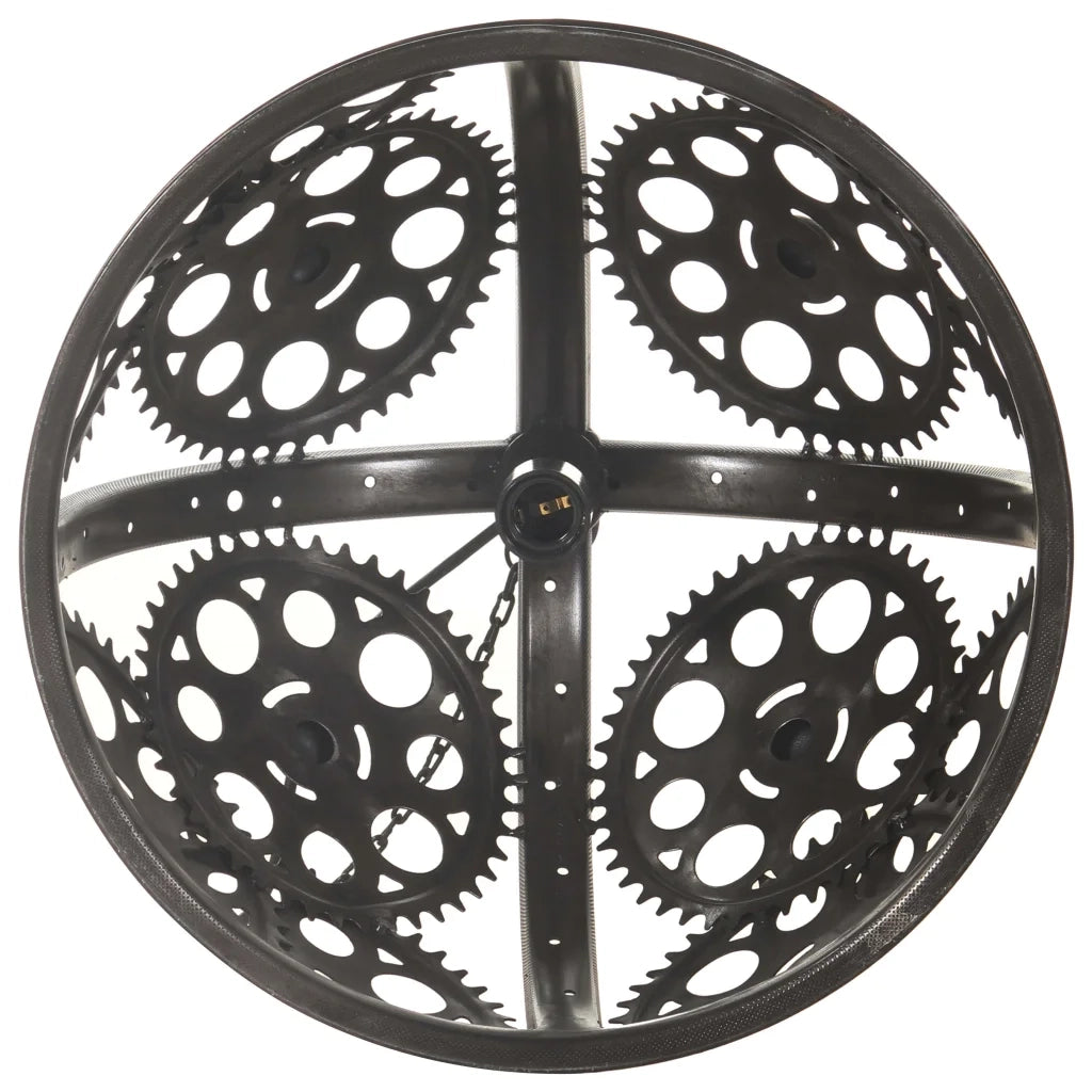 Lampada Industriale da Soffitto Design Ruote 45 cm E27 323714