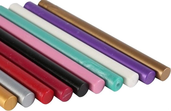 Stampe per sigillatura 10 colori - 5 pezzi per inviti di compleanno vintage - matrimoni - sigillatore stampe - pistola per sigillatura sticchi di cera.