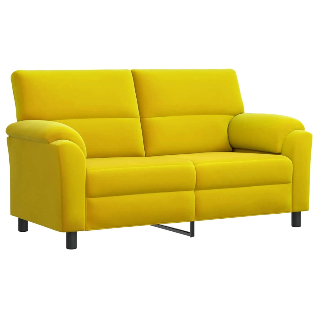 Divano Giallo 174 x 85 x 93 cm Velluto 42040842