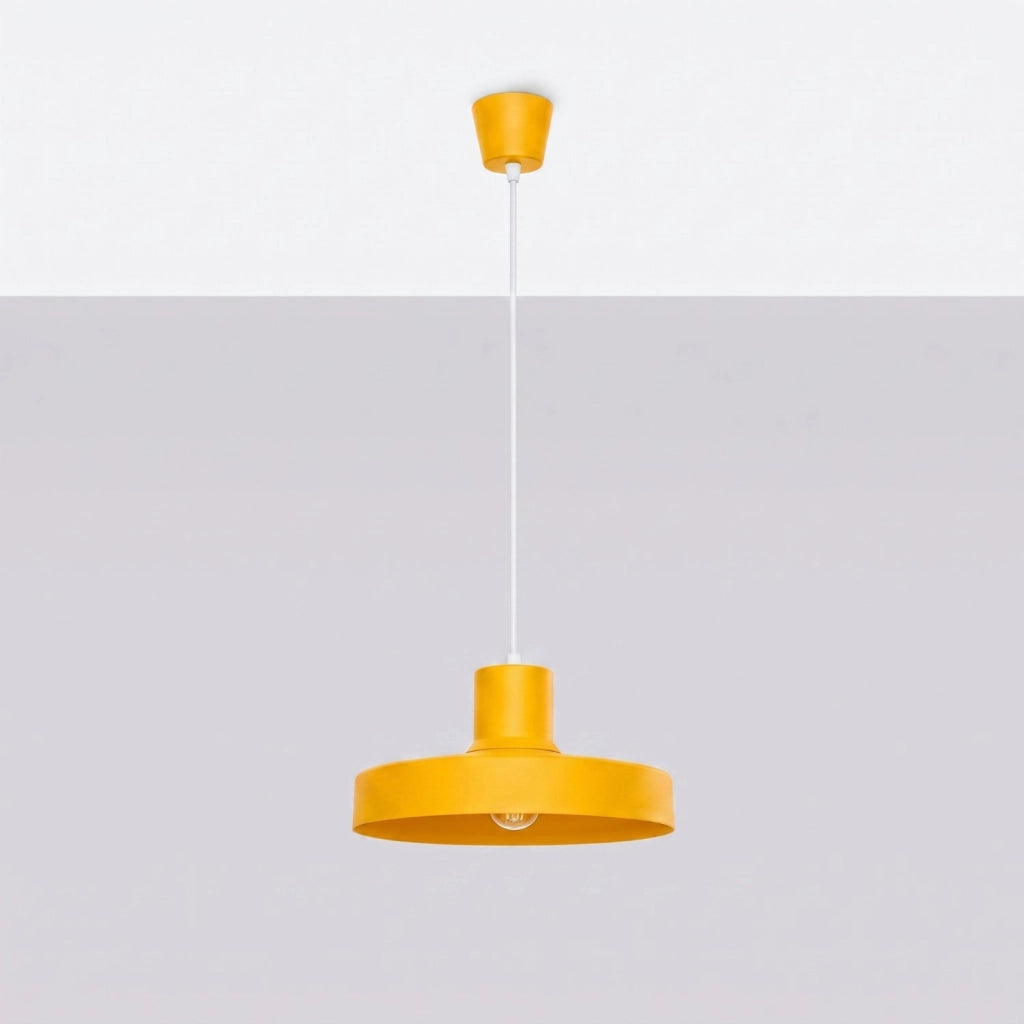 Lampada a sospensione BILO giallo