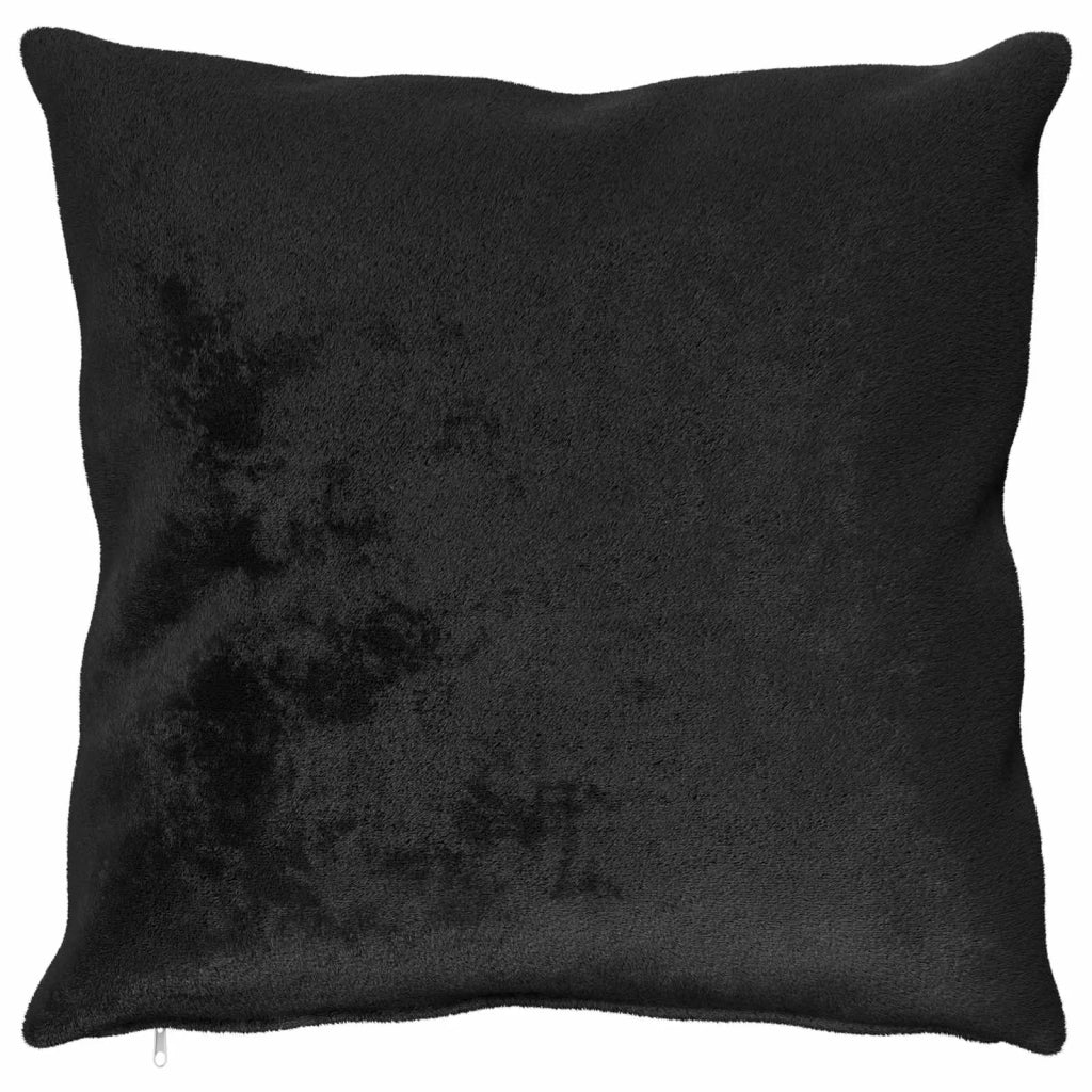 Federa 2 pcs HEERLEN Nero 65 x 65 cm Flanella 913119