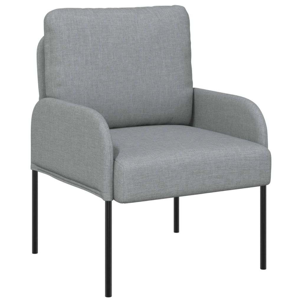 Set divani con cuscino 3 pcs Grigio chiaro 115 x 56 x 80 cm 3406208