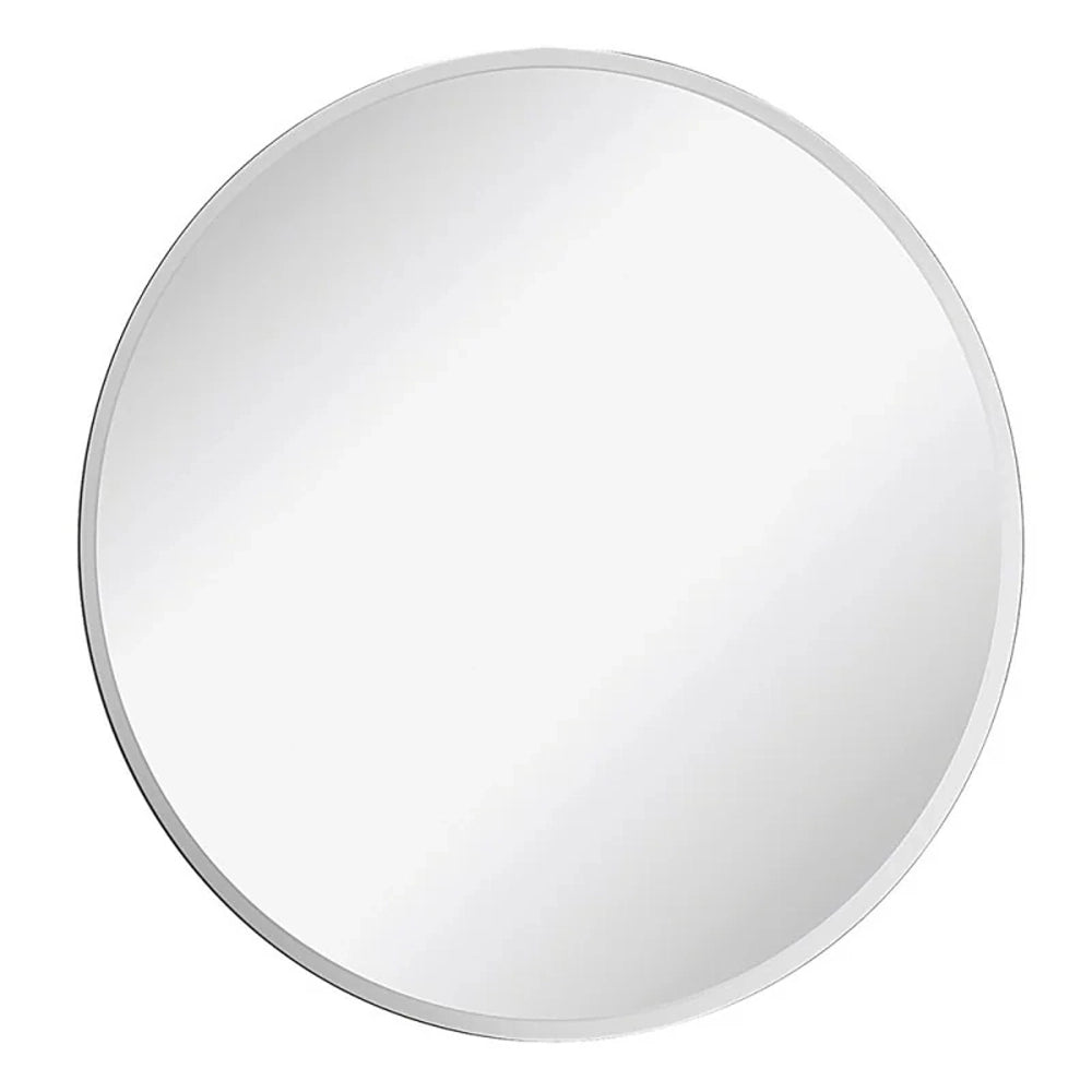 Specchio rotondo 60 cm reversibile biselattura di 2,5 cm