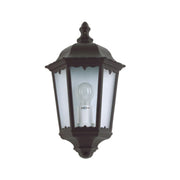 Applique Esterno Sawyer Alluminio Nero 1 Luce E27 Ip44