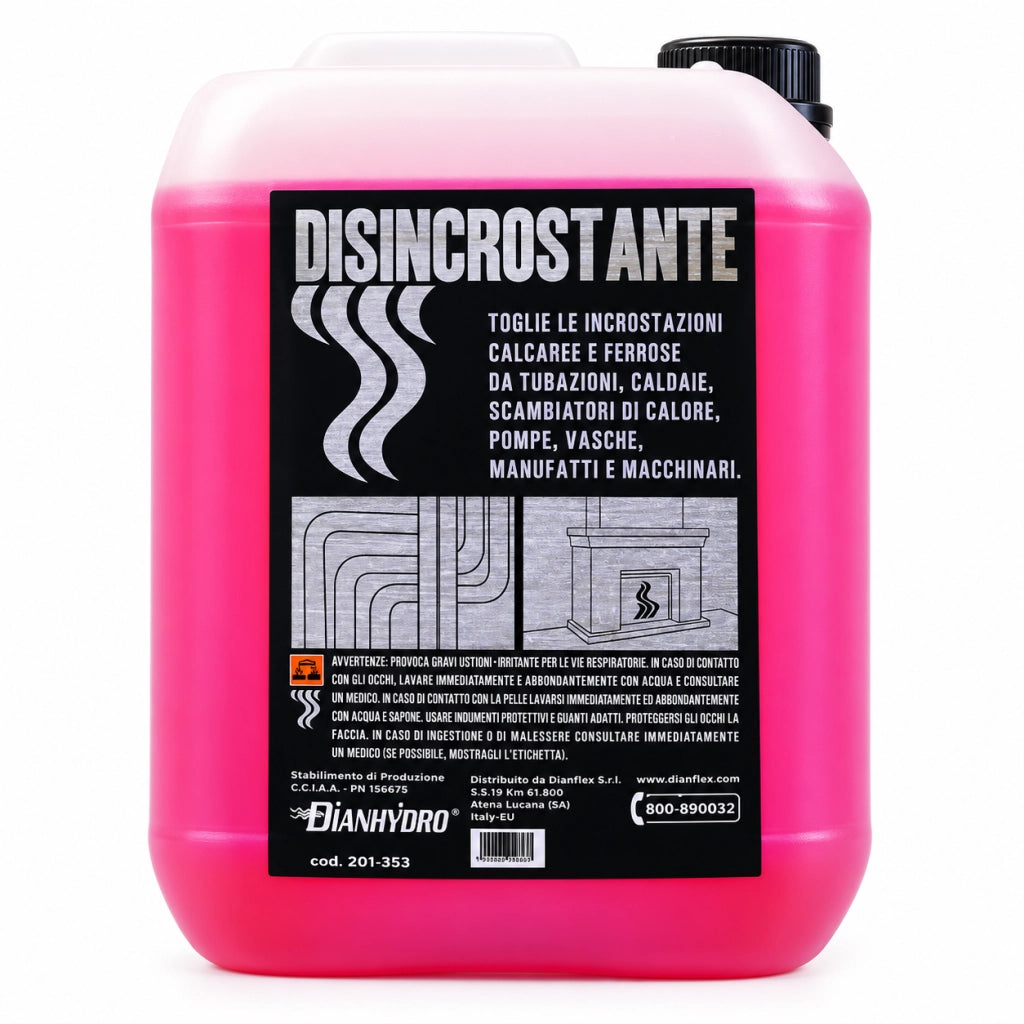 Disincrostante Rimuovi Calcare ad Alto Potenziale Decalc per Caldaie e Scambiatori
