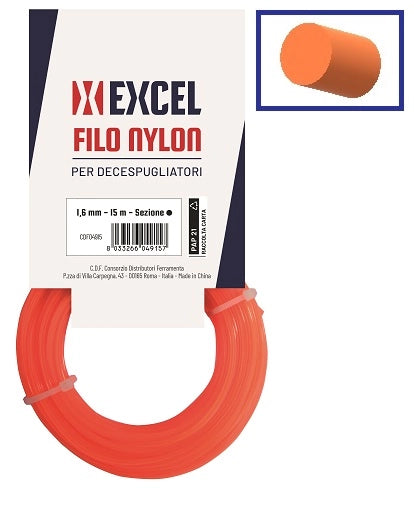 FILO X DECESP. EXCEL TONDO MM.3,3X 50MT.