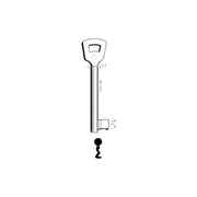 Chiave Patent 9NFHL Silca Zama Nichelata Satinata 5 Pezzi