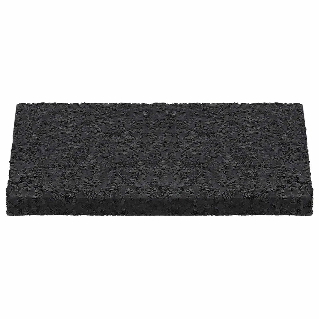 Pad per patio in granuli di gomma Nero 6 x 9 x 0,6 cm Gomma 42027226