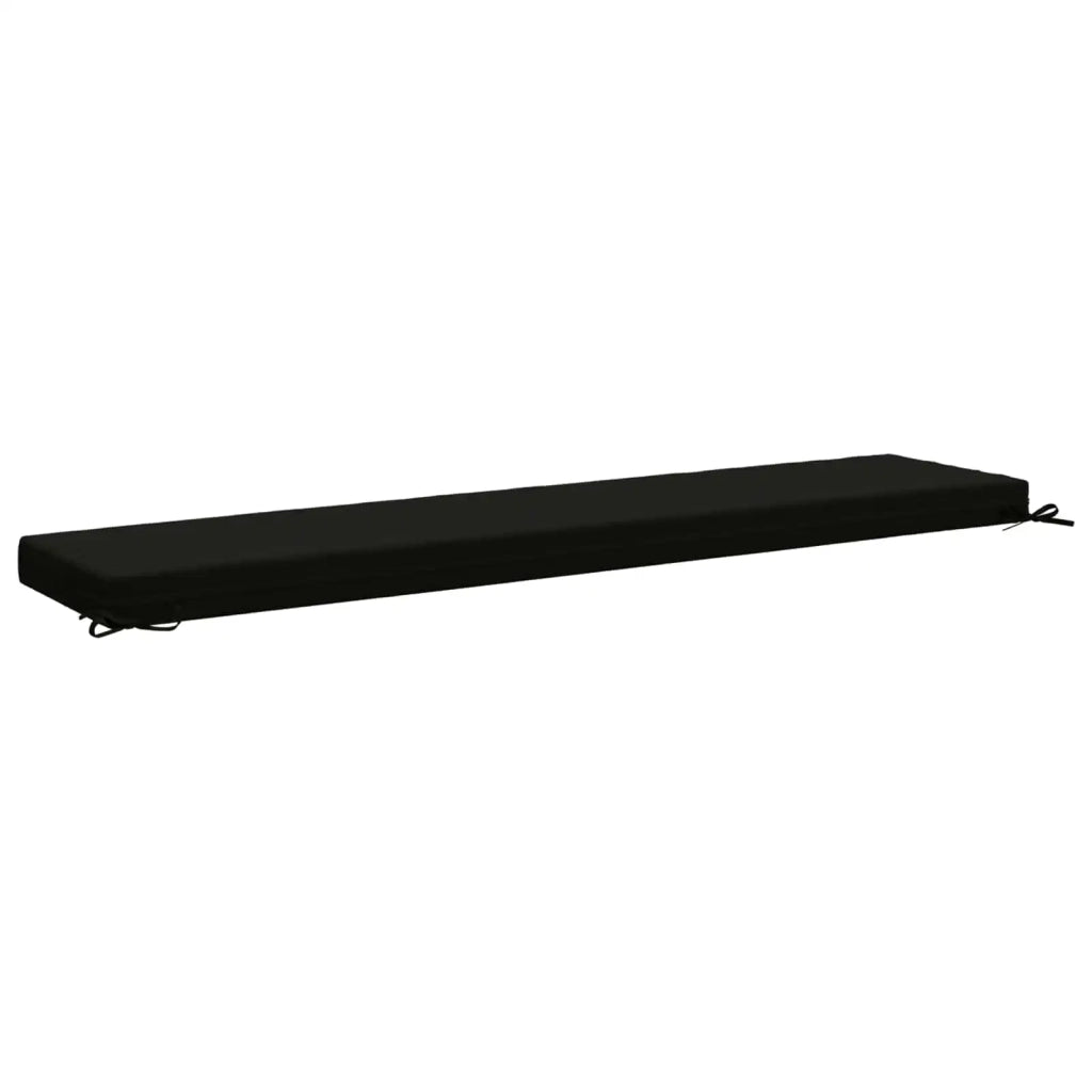 Cuscini per Panchina a 2 Pezzi SOEST 2 pz 100% Poliestere Nero 949981