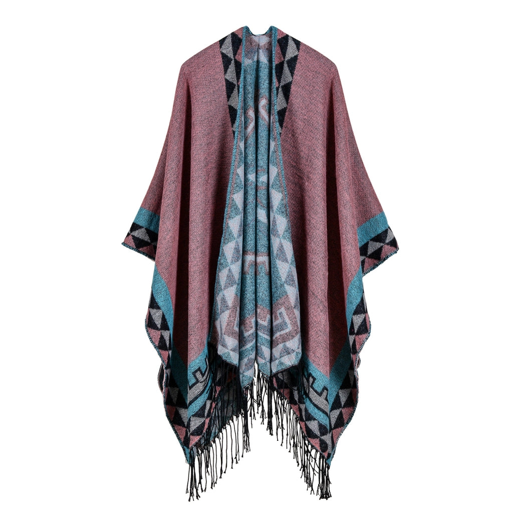 Sciarpe da donna all'ingrosso, scialli grandi in jacquard con nappe semplici