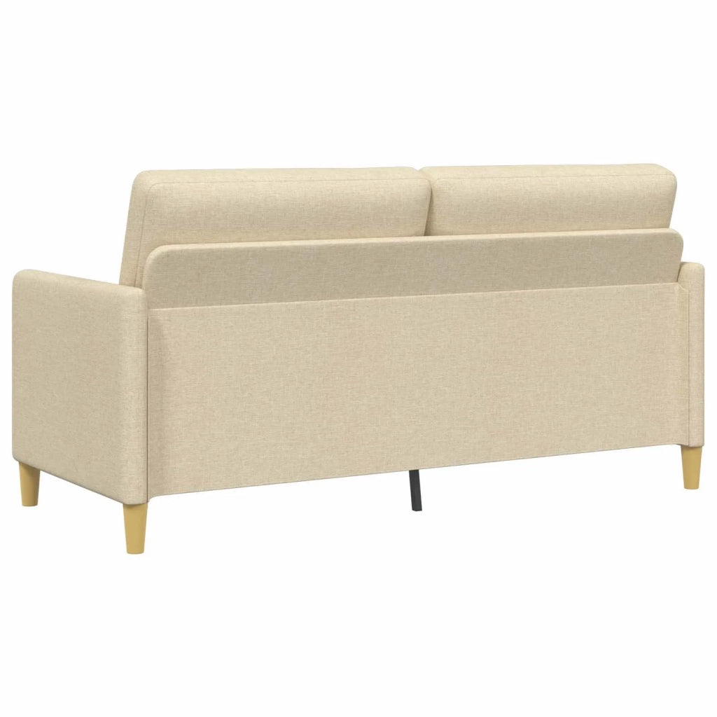 Set di Divani con Storage 2 pz Crema Poliestere 3429183