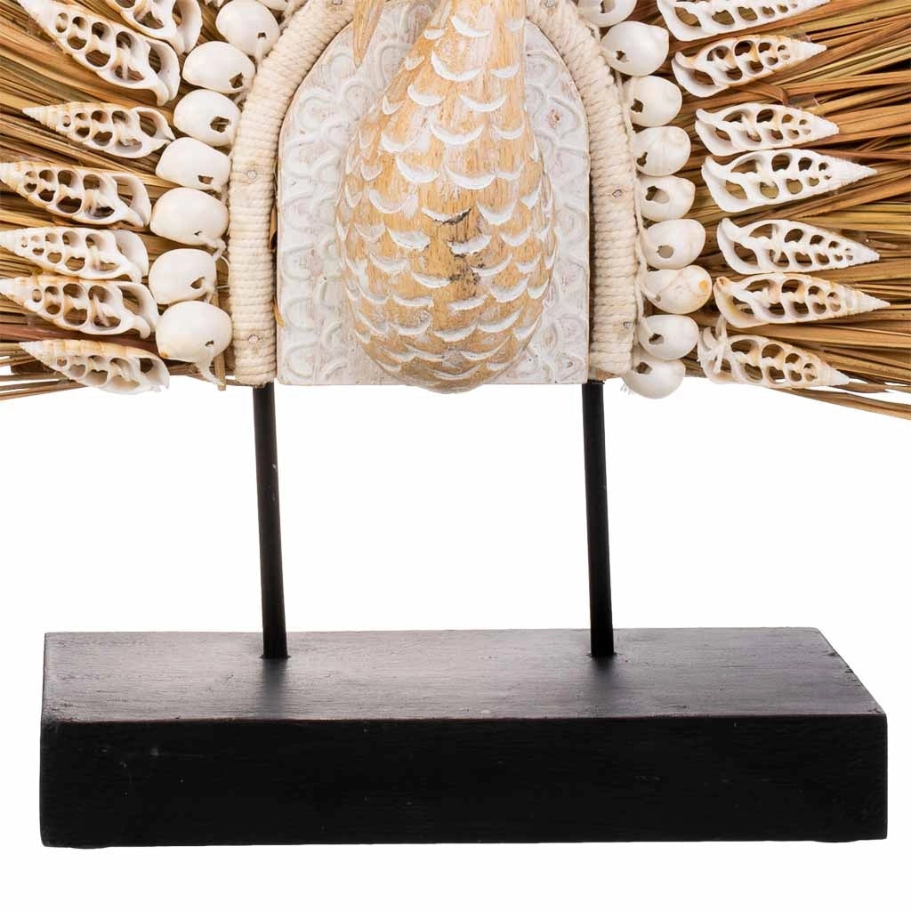 Figura pavone 64x12x53h