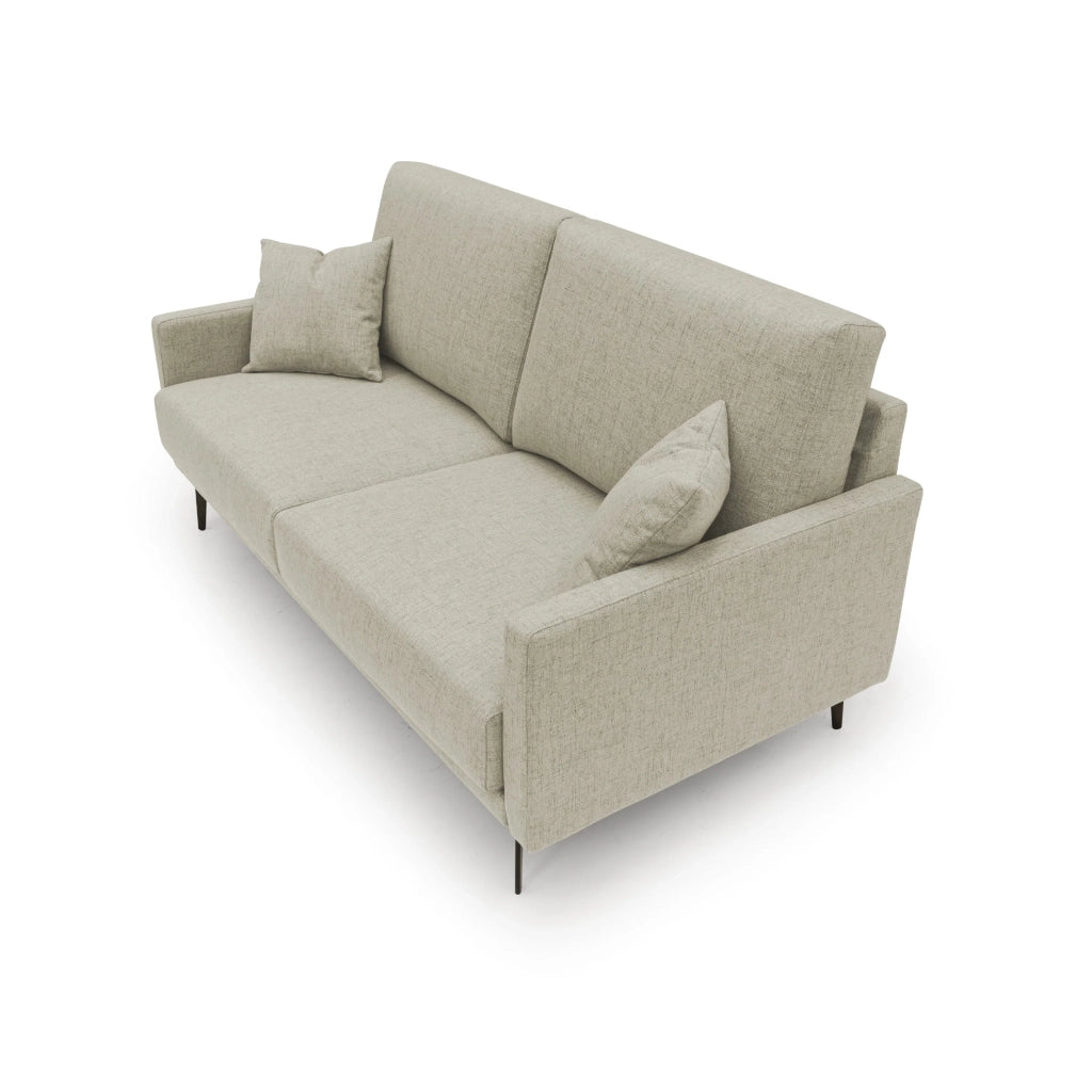 Saturno Divano moderno in tessuto morbido impermeabile T03 160 cm beige