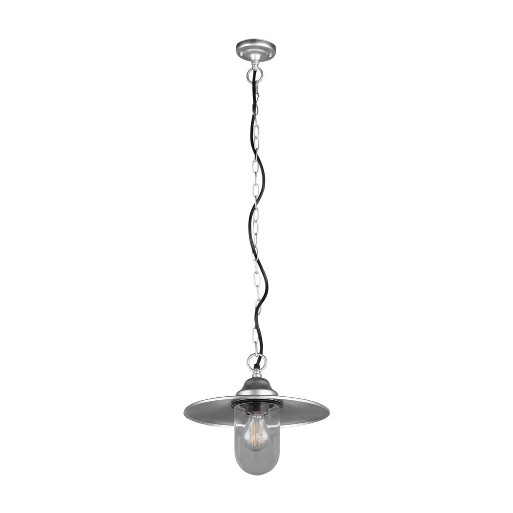 LÚZETE - LUCE A SOSPENSIONE PER ESTERNI E27 IP44 ZINC TULSI