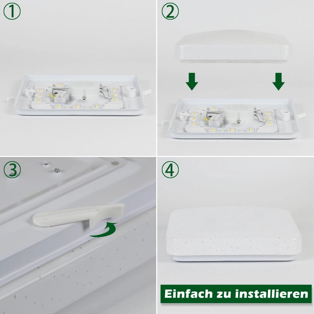 ZMH Lampada da soffitto LED piccola forma stella moderna per camera letto