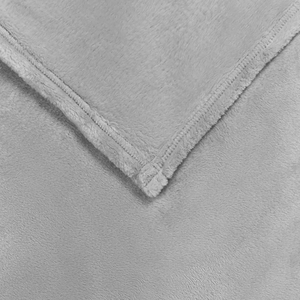 Coperte da Pile 6 pz Grigio 130 x 150 cm Panno