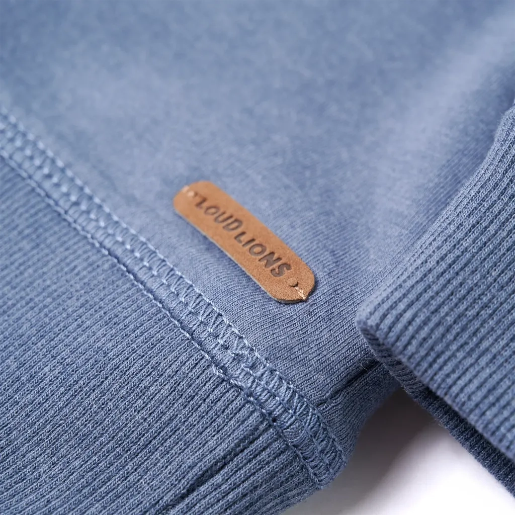Felpa con Cappuccio per Bambini Blu M¨¦lange 104