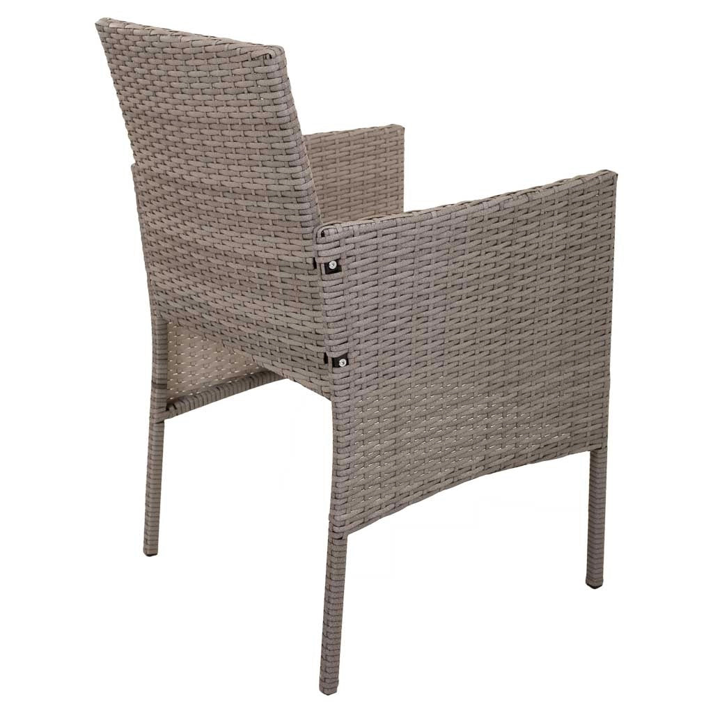 Set tavolo grigio, divano e 2 poltrone