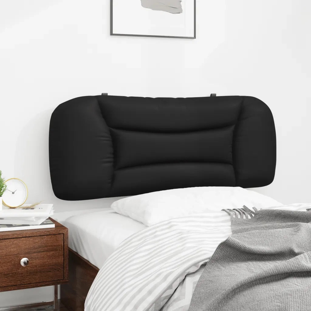 Cuscino Testiera Hvar Nero 100 cm in Similpelle 374556