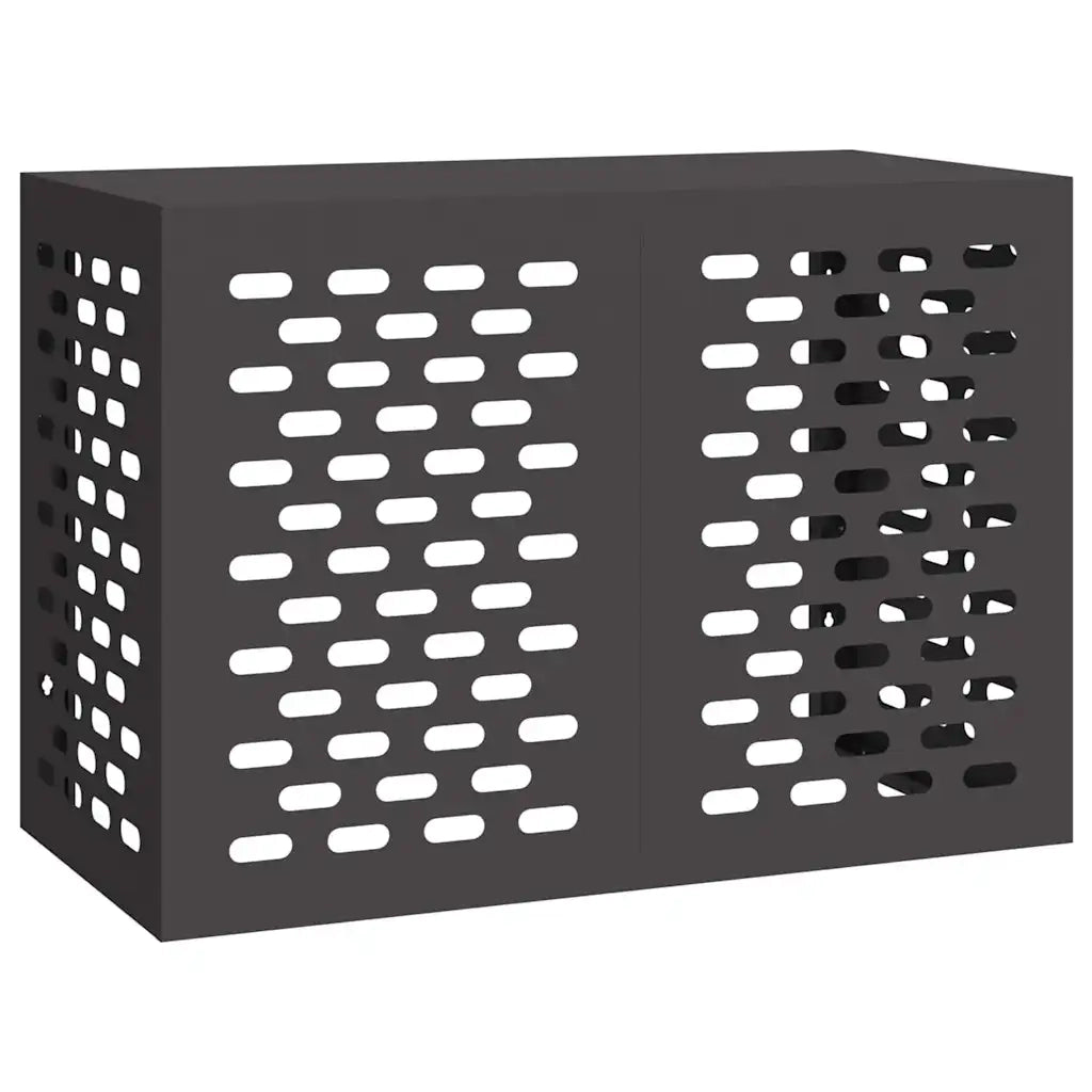 Copertura per condizionatore d'aria Nero 100 x 50 x 70 cm 865897