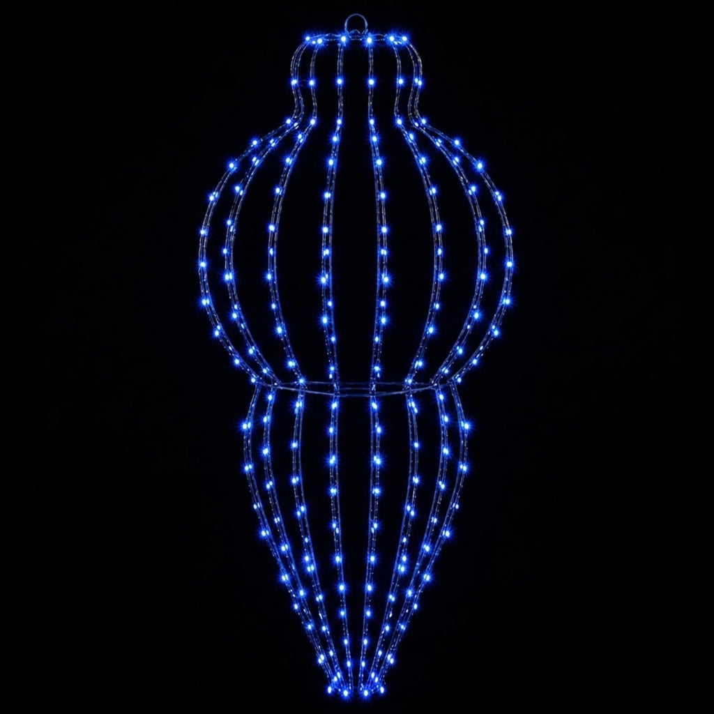 Luce a punta di Natale 320 LED Blu Diam. 40 x 75 cm 42049754