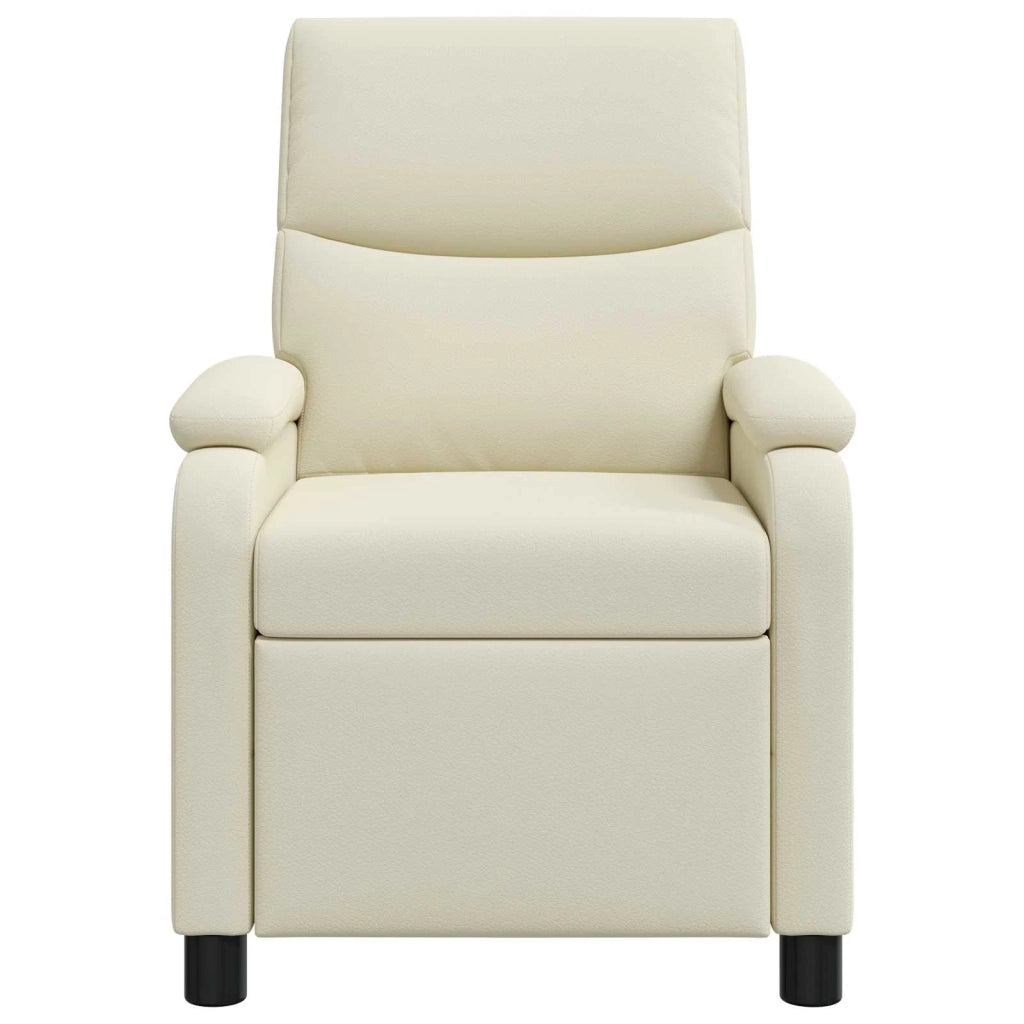 Poltrona Massaggiante Crema Similpelle 42035002