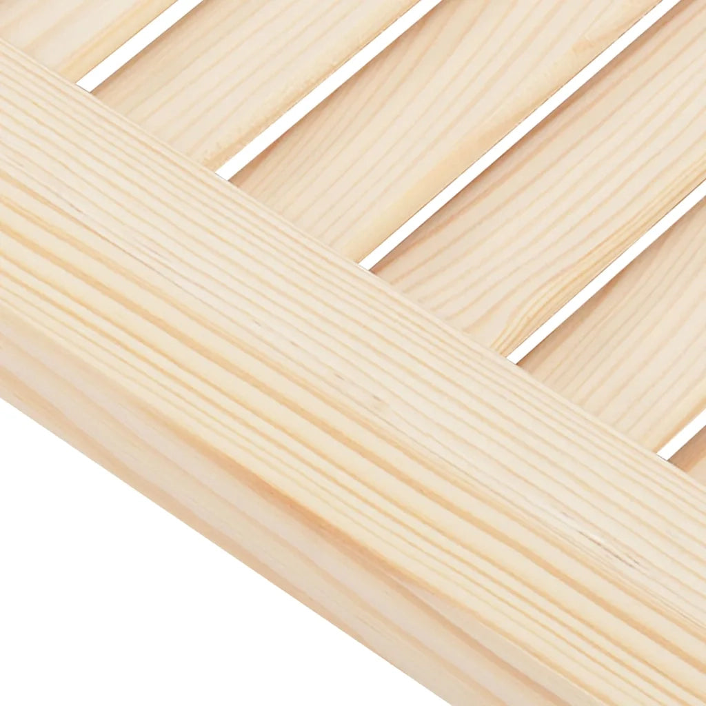 Anta con Design a Lamelle 69x29,5 cm in Legno di Pino CFW8550935