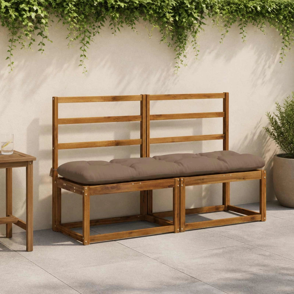 Cuscino per panchina VIANEN 100% Poliestere Tortora 952778