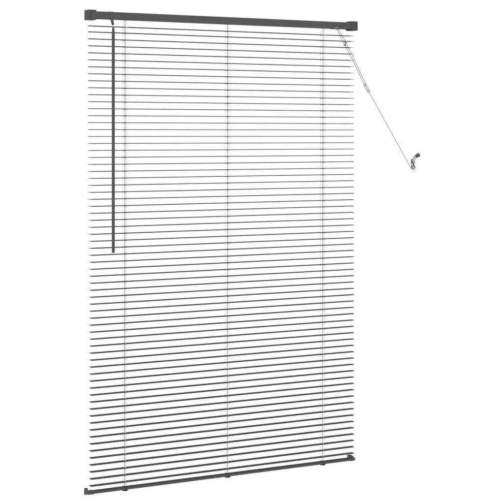 Tenda Veneziana Grigio Argento 150 x 90 cm PVC 42003685