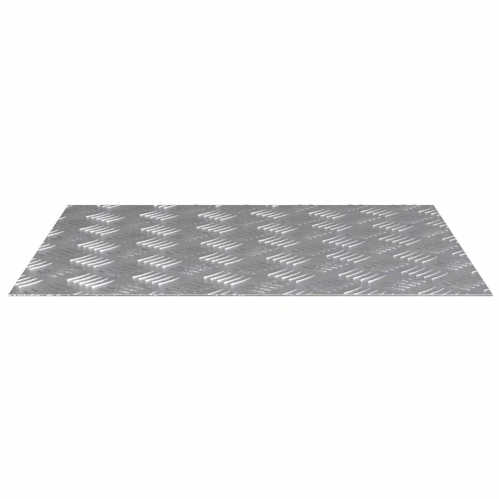Gradini per Scale 4 pz | Tappetini per scale autoadesivi Argento 60 x 50 cm Alluminio