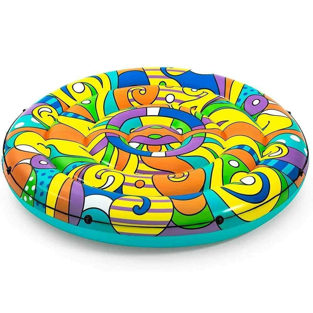 Materassino Isola Gonfiabile Pop Art Collection Pvc Mare Piscina 188 Cm         