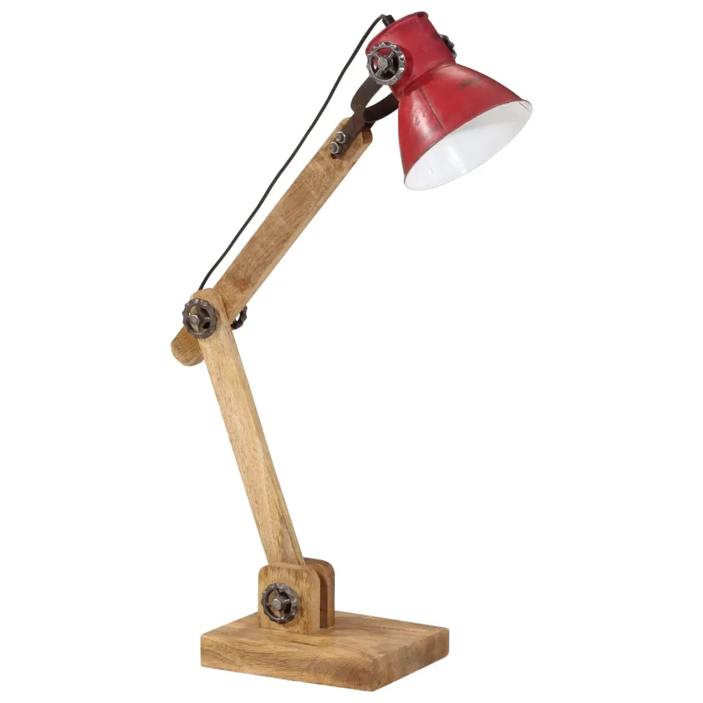 Lampada da Scrivania 25 W Rosso Anticato 23x18x96 cm E27 371841