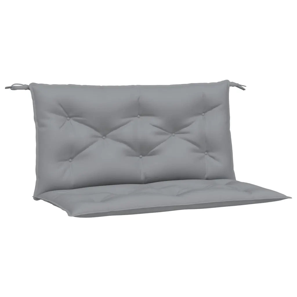 Cuscini Panca da Giardino 2pz Grigi 100x50x7cm Tessuto Oxford 361660