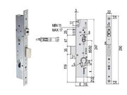 SERRATURA TRIPLICE INFILARE MONTANTI CON QUADRO E SCR. MULTITOP 49225  mm.25 (4922525000RC)    CISA