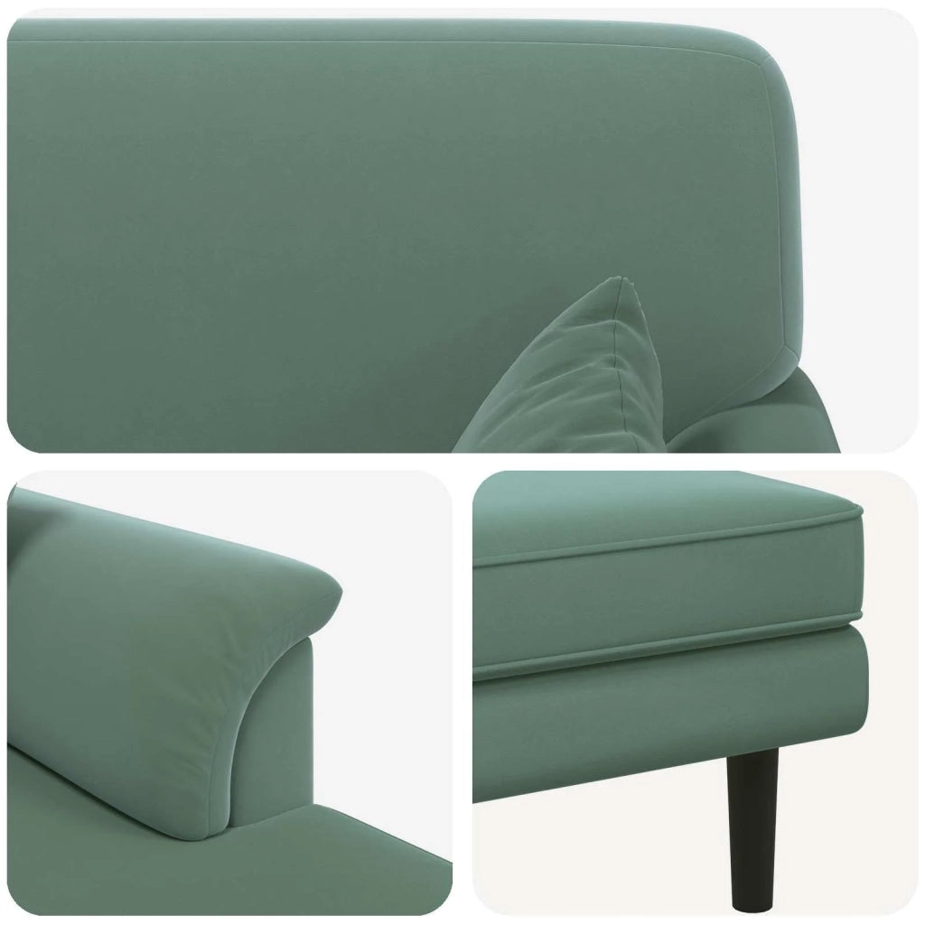 Chaise longue Verde Mare Velluto 42048051