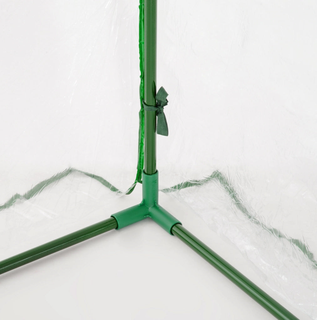 Serra da giardino verde in acciaio e plastica 200x100x80 cm