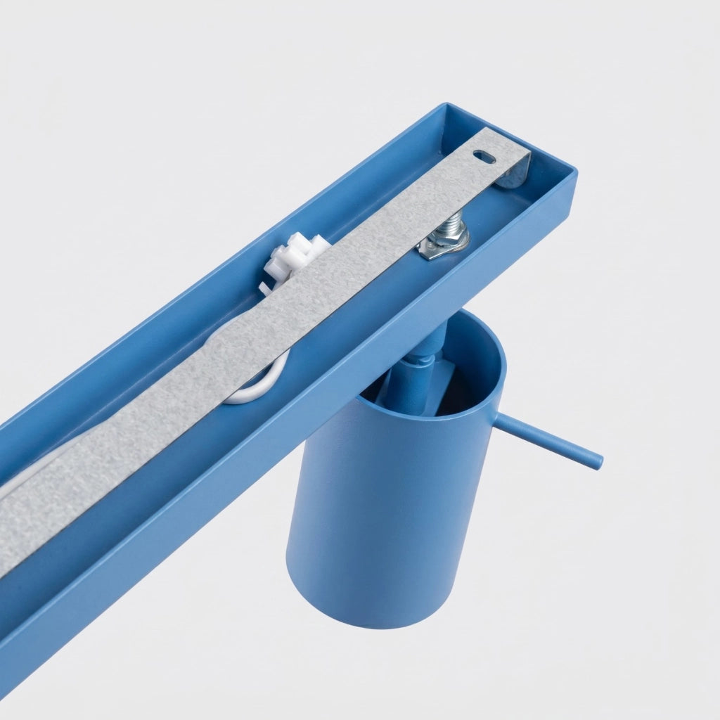 Plafoniera RING 6L azzurro